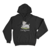 Cute But Cursed Lamb Unisex Hoodie Black
