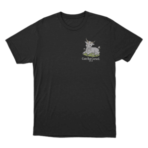 Cute But Cursed Lamb Unisex T Shirt Black