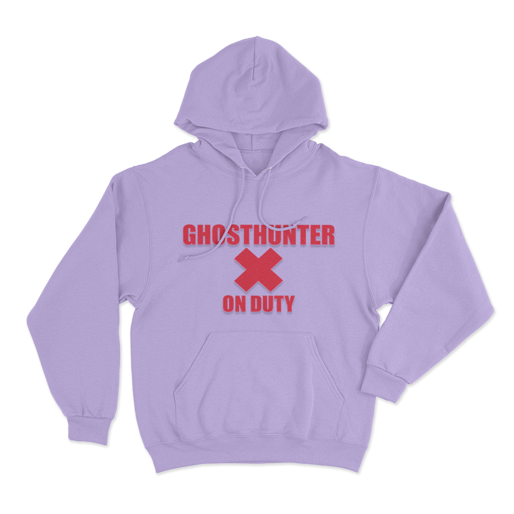 Ghosthunter On Duty Unisex Hoodie Purple Ghosthunter On Duty Unisex Hoodie Purple