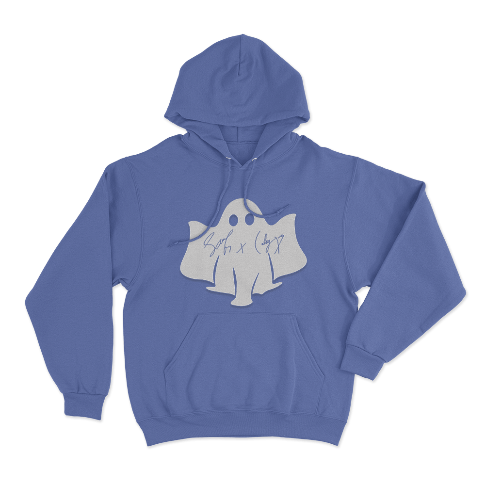 Sam And Colby Ghost Unisex Hoodie Blue Sam And Colby Ghost Unisex Hoodie Blue