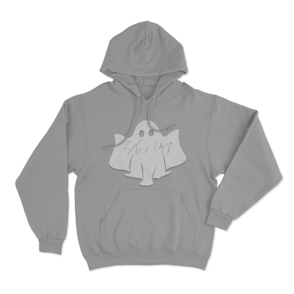 Sam And Colby Ghost Unisex Hoodie Grey Sam And Colby Ghost Unisex Hoodie Grey