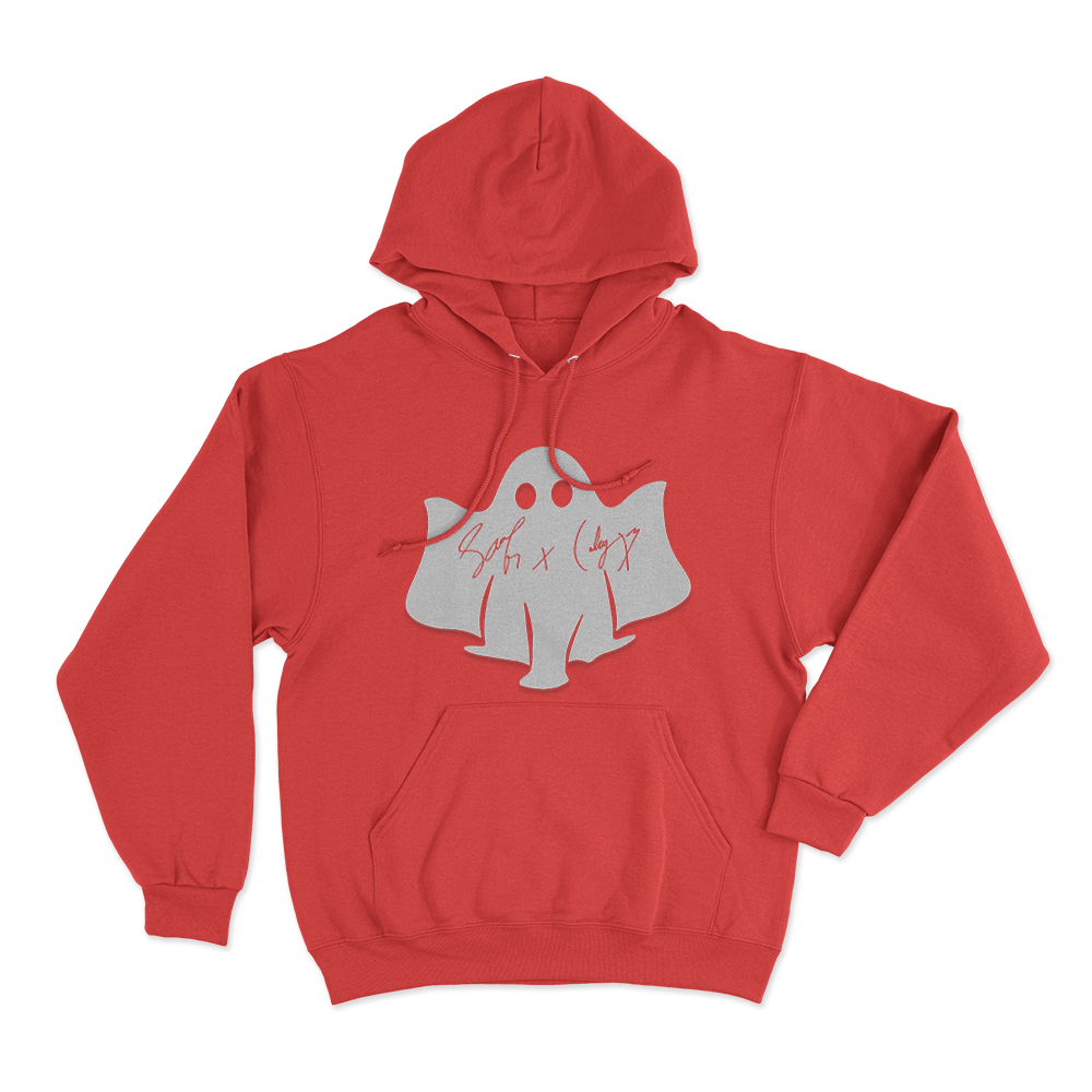 Sam And Colby Ghost Unisex Hoodie Red Sam And Colby Ghost Unisex Hoodie Red