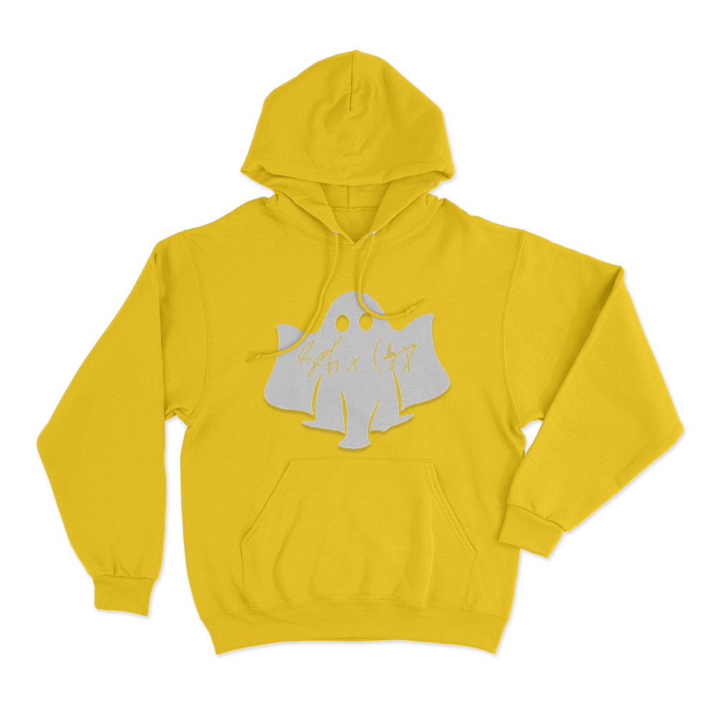 Sam And Colby Ghost Unisex Hoodie Yellow Sam And Colby Ghost Unisex Hoodie Yellow