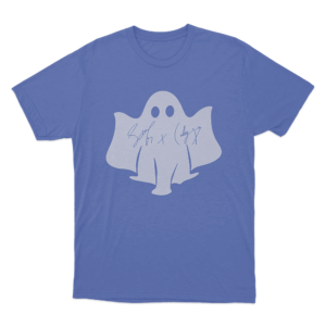 Sam And Colby Ghost Unisex T Shirt Blue