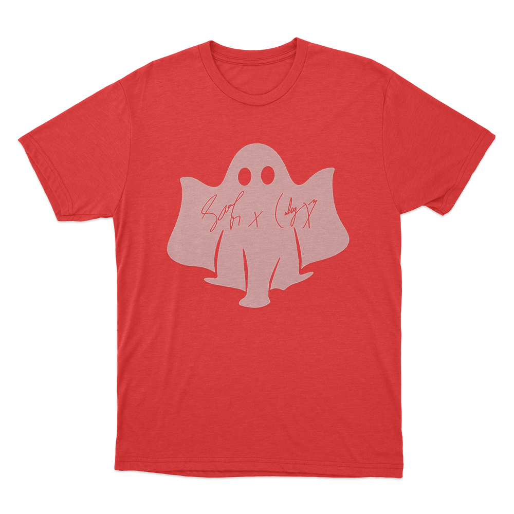Sam And Colby Ghost Unisex T Shirt Red Sam And Colby Ghost Unisex T Shirt Red