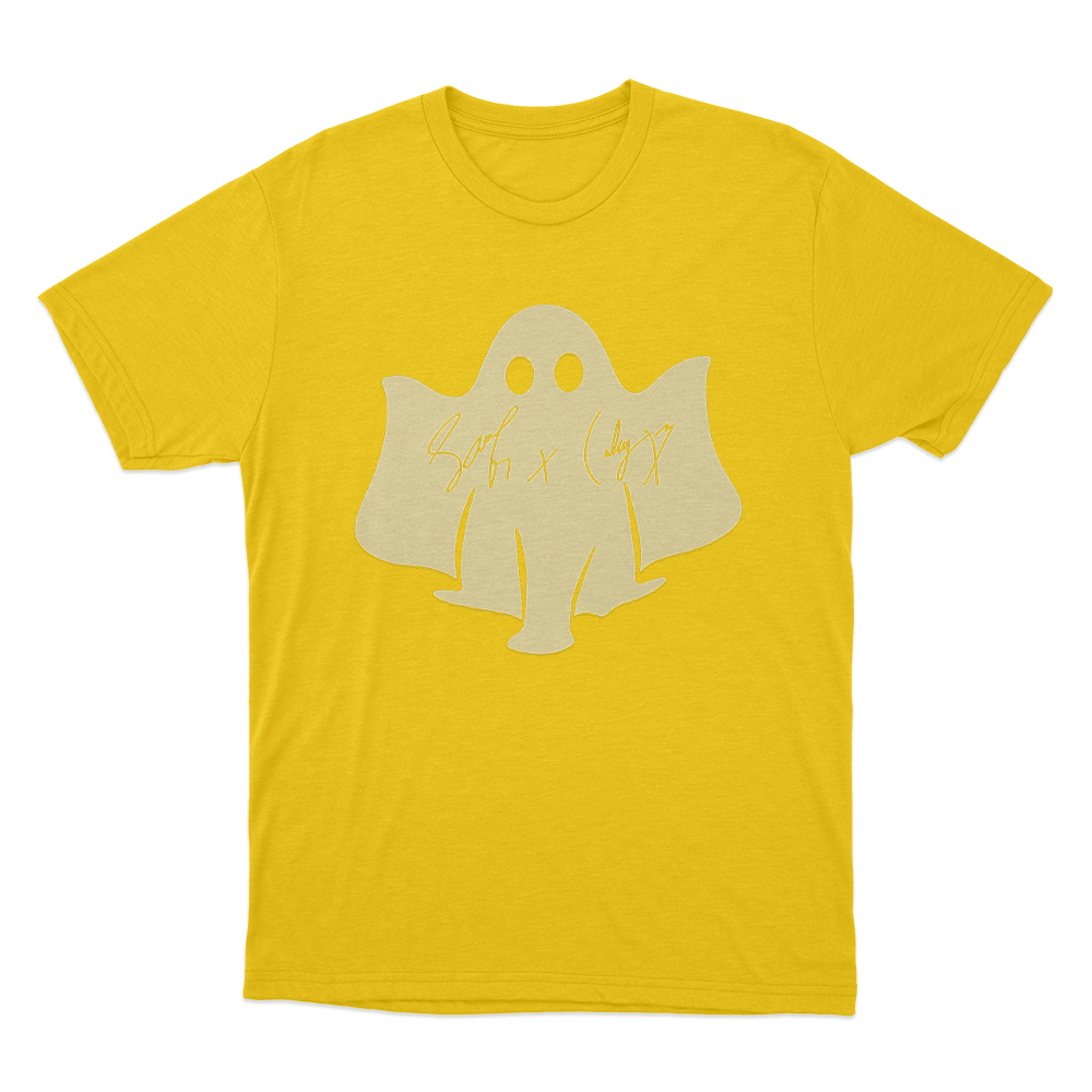 Sam And Colby Ghost Unisex T Shirt Yellow Sam And Colby Ghost Unisex T Shirt Yellow