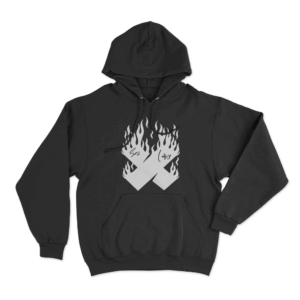 Sam And Colby X Flames Autographed Unisex Hoodie Black