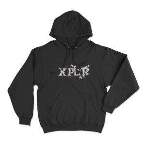 Xplr Bat And Butterfly Unisex Hoodie Black