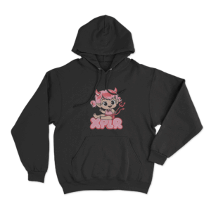 Xplr Devil Mascot Unisex Hoodie Black