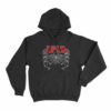 Xplr Skeleton Spider Web Unisex Hoodie Black