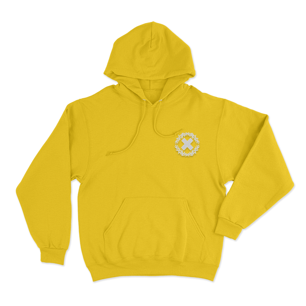 Xplr X Logo Unisex Hoodie Yellow Xplr X Logo Unisex Hoodie Yellow