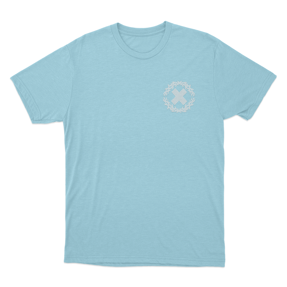 Xplr X Logo Unisex T Shirt Sky Blue Xplr X Logo Unisex T Shirt Sky Blue
